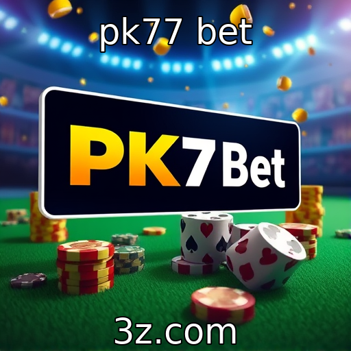pk77 bet | Inovação tecnológica na indústria de jogos de azar